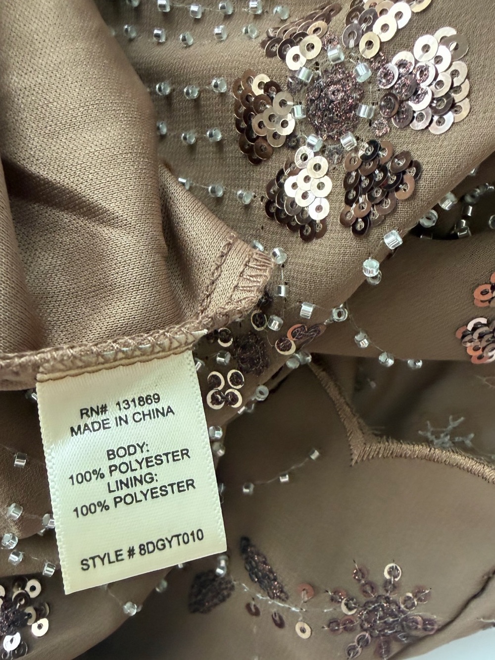 Thirty One Brown Beaded Sequin Floral Cami &
Mini Skirt Set Size S - Picture 4 of 6